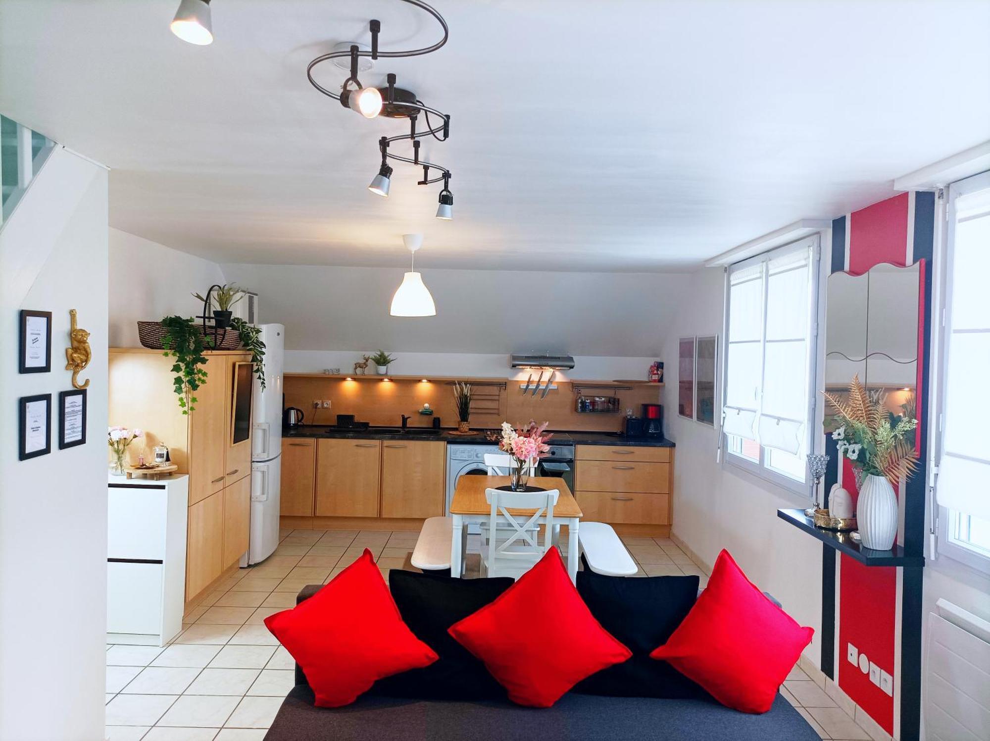 Le Duplex Decontracte Apartment Les Aubrais Exterior foto